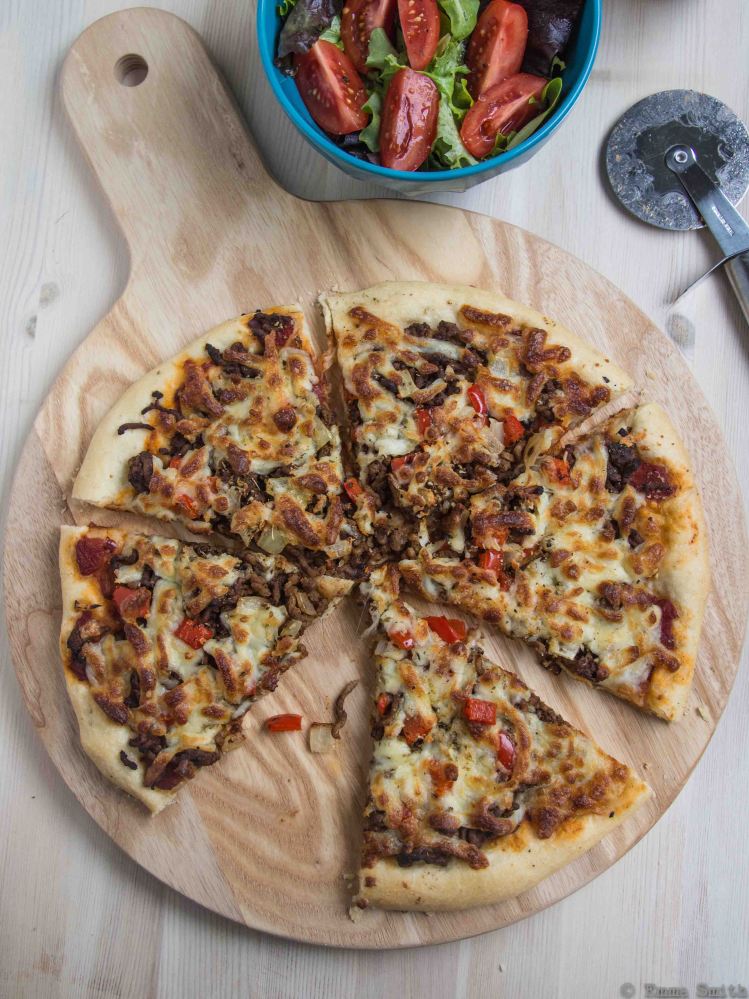 Spicy Beef Pizza