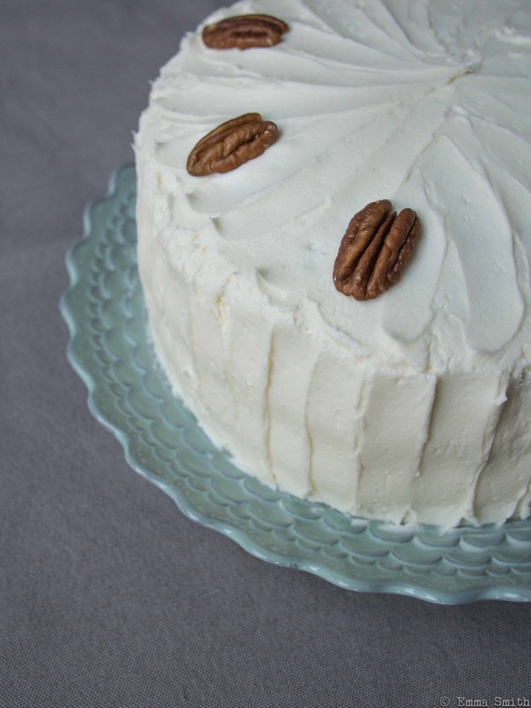 hummingbird Maple and pecan cake