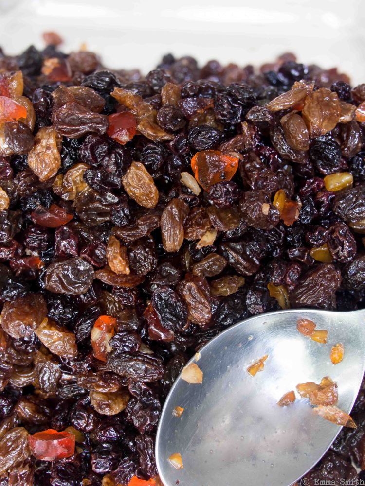 Brandy Soaked Christmas cake fruit