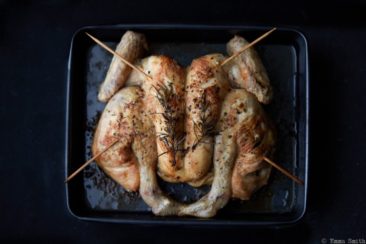 Rosemary Spatchcock Chicken