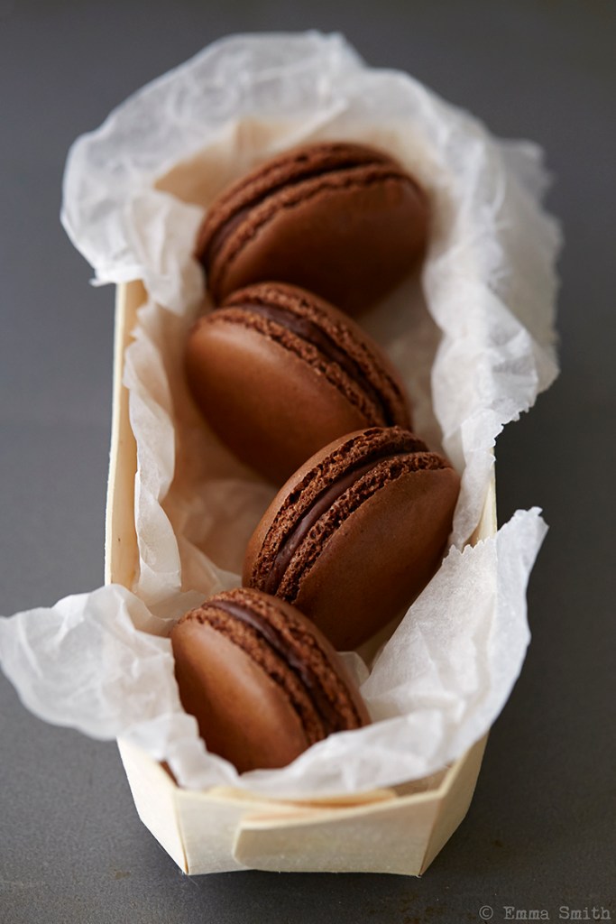 Chocolate Macarons