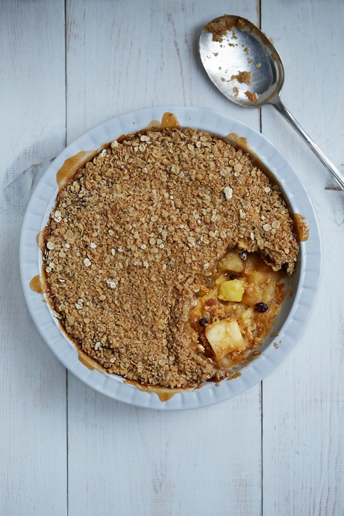 Apple & mincemeat Crumble